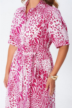 Платье Gizart 5126 фуксия - фото 5