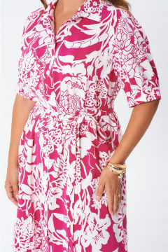 Платье Gizart 5126 фуксия - фото 3