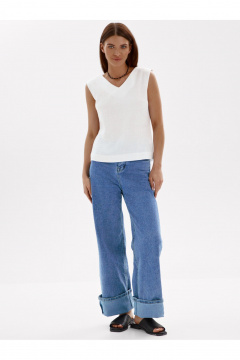 Блуза SHLOMO 3-4 белый - фото 3