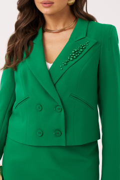 Жакет, юбка Панда 135110 зеленый - фото 3