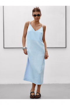 Платье SHLOMO 4-11 голубой - фото 2