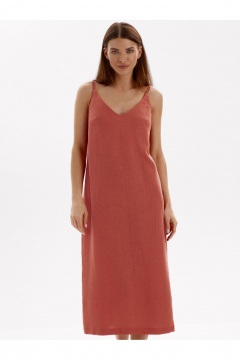 Платье SHLOMO 4-11 коралловый - фото 5