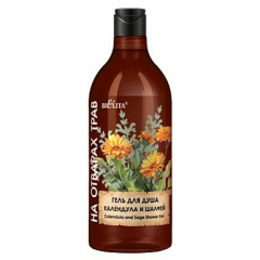 Гель для душа Belita На отварах трав-Гель для душа "Календула и шалфей" - фото 1