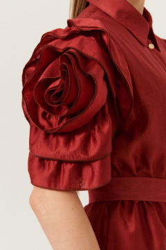 Платье Панда 107680 терракотовый - фото 2