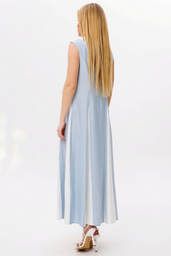 Платье Faufilure C1769 голубой - фото 3