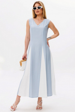 Платье Faufilure C1769 голубой - фото 1