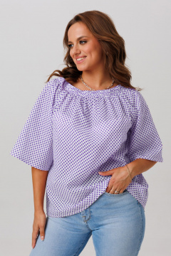 Блуза Anastasia 1252 фиолетовый - фото 2