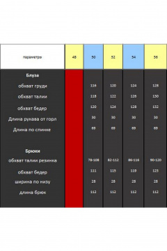 Блуза, брюки Lady Secret 25210 лайм+белый - фото 5