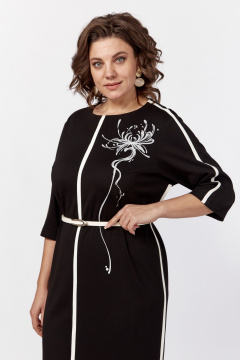 Платье ZigzagStyle 566 черный - фото 2