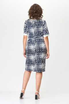 Платье Bonna Image 852 бело-синий - фото 5