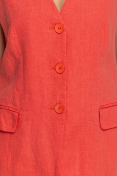 Жилет FASHION CENTRE Л-3967 коралловый - фото 4