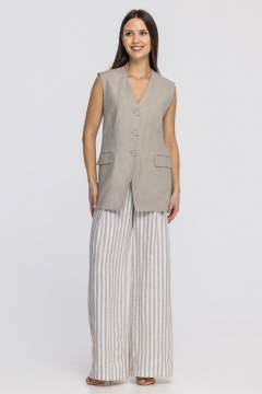 Жилет FASHION CENTRE Л-3967 песочный - фото 2