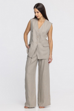 Брюки FASHION CENTRE Л-3968 песочный - фото 3