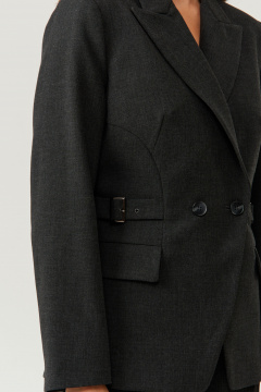 Жакет Панда 106730 темно-серый - фото 3