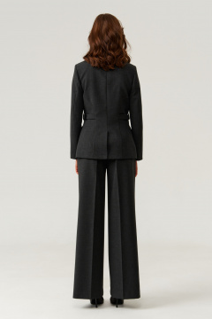 Жакет Панда 106730 темно-серый - фото 4