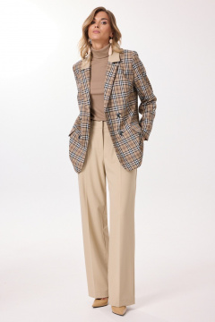 Брюки, джемпер, жакет Твой имидж 2226 песочный - фото 4