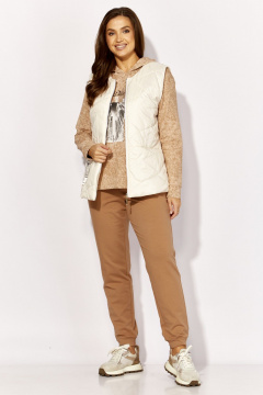 Брюки, жилет, свитшот TAiER 1384 молоко_бежевый - фото 1