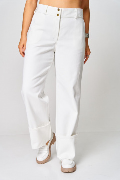 Брюки GRATTO 3122 белый - фото 5