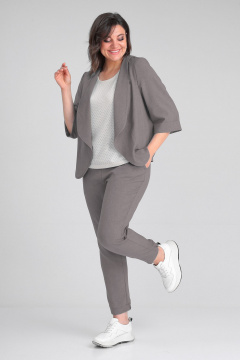 Брюки, жакет, майка Liona Style 755 мокко - фото 3