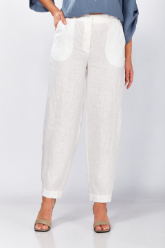 Брюки MALI 325-062 белый - фото 1