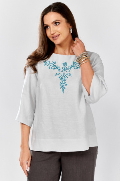 Блуза MALI 625-064 светло-серый - фото 1