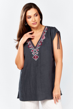 Блуза MALI 625-079 серый - фото 2