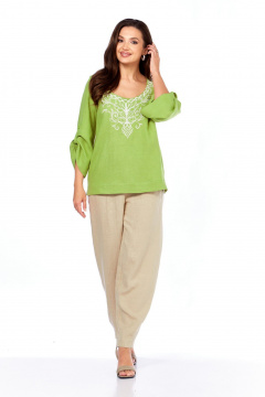 Блуза MALI 625-080 салатовый - фото 2