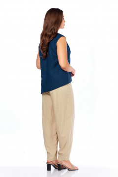 Блуза MALI 625-081 синий - фото 5