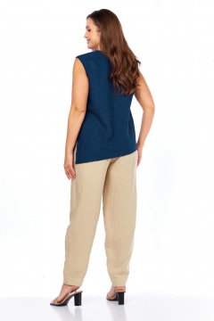 Блуза MALI 625-081 синий - фото 4