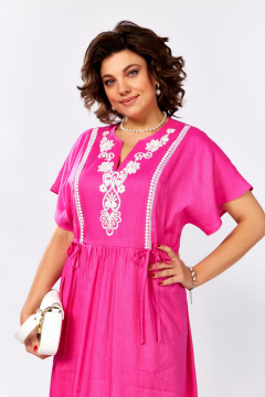 Платье Lady Secret 25303 фуксия - фото 3