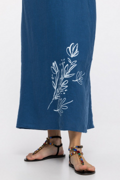 Платье FASHION CENTRE Л-4052 синий - фото 5