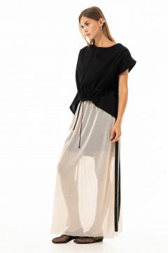 Блуза Luna 246 черный - фото 2