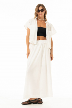 Рубашка, юбка Luna 247 молоко - фото 2