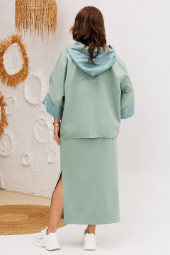 Кофта, юбка Anastasia 1224 мята - фото 2