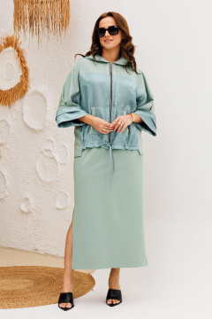 Кофта, юбка Anastasia 1224 мята - фото 3