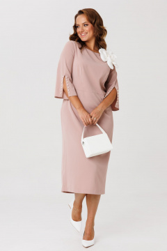 Платье Mubliz 269 бежевый - фото 3
