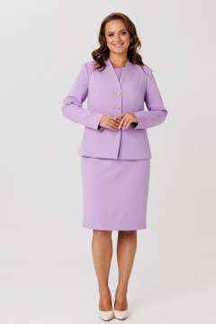 Жакет, платье Mubliz 275 лаванда - фото 4