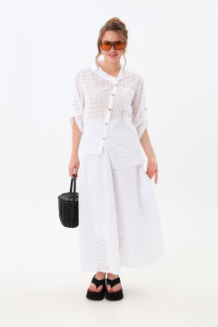 Юбка NikVa 813-14 молоко - фото 3