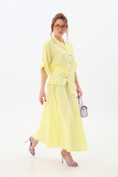 Юбка NikVa 813-15 лимон - фото 2