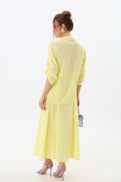 Жакет, юбка NikVa 928-9 лимон - фото 4