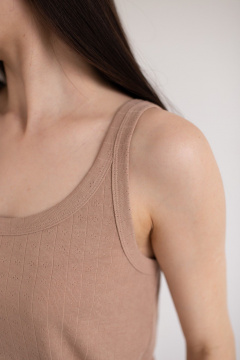 Майка, шорты Купалинка 36400G.158-164 кофейный - фото 2