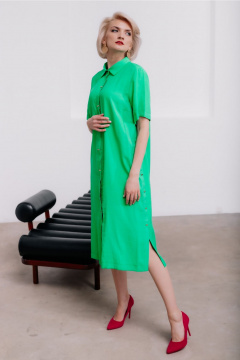 Платье MarSo 2084 зеленый - фото 4