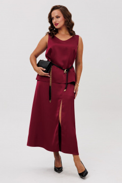 Юбка ANIDEN 126-1 бордо - фото 5