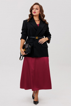 Юбка ANIDEN 126-2 бордо - фото 4