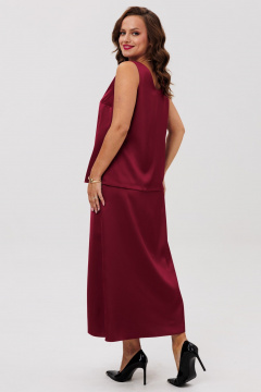 Блуза, юбка ANIDEN 6151-1 бордо - фото 3