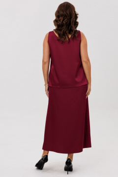 Блуза, юбка ANIDEN 6151-1 бордо - фото 2