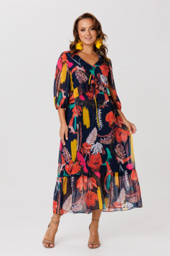 Платье Mubliz 254 синий - фото 3