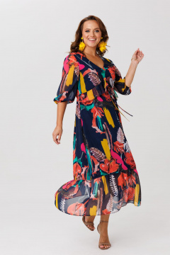 Платье Mubliz 254 синий - фото 2