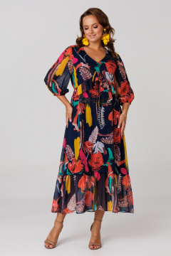 Платье Mubliz 254 синий - фото 4