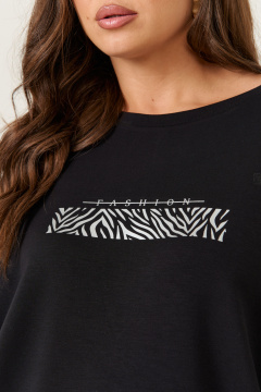 Джемпер Панда 19644 черный - фото 4